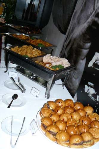 some of the canapes served at the event